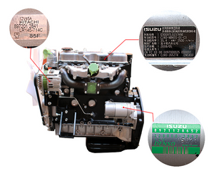 ชุดเครื่องยนต์รถยก Isuzu 4 Stroke 4 สูบ C240 ​​ใหม่เอี่ยมสำหรับอะไหล่รถยก