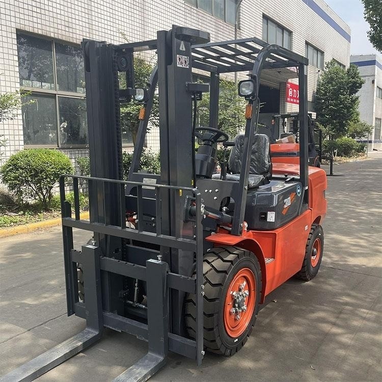 Mesin Pengangkat Baik 2 Tahap Forklift Diesel Forklift Diesel 3 Ton