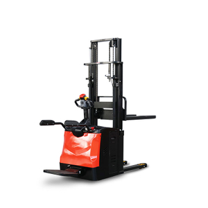 อุปกรณ์คลังสินค้าแบบพกพาพาเลทมินิไฟฟ้าอัตโนมัติ Stacker